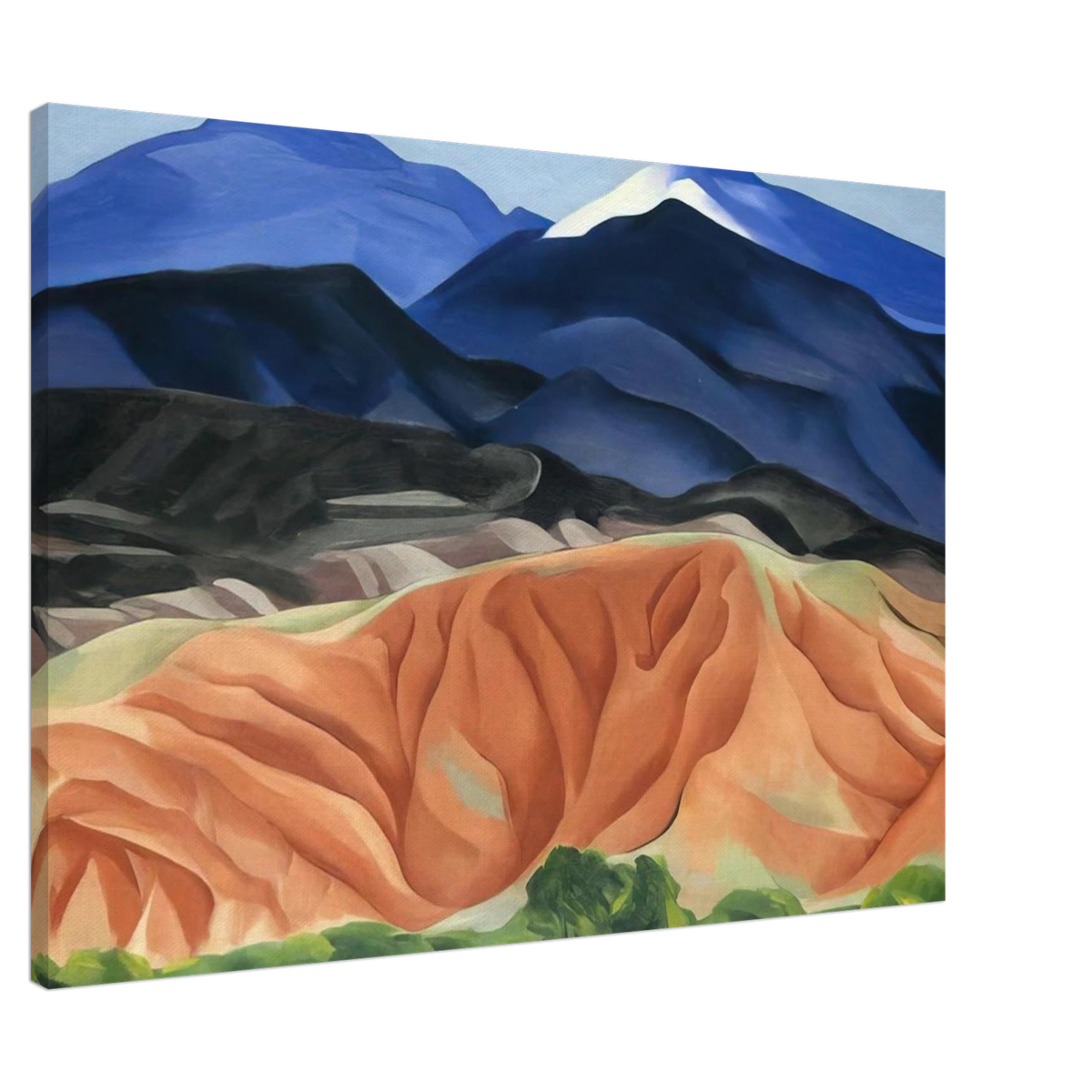 Black Mesa Landscape, New Mexico - Out Back of Mary`s II Canvas | Georgia O'Keeffe Canvas | Georgia O Keeffe Prints