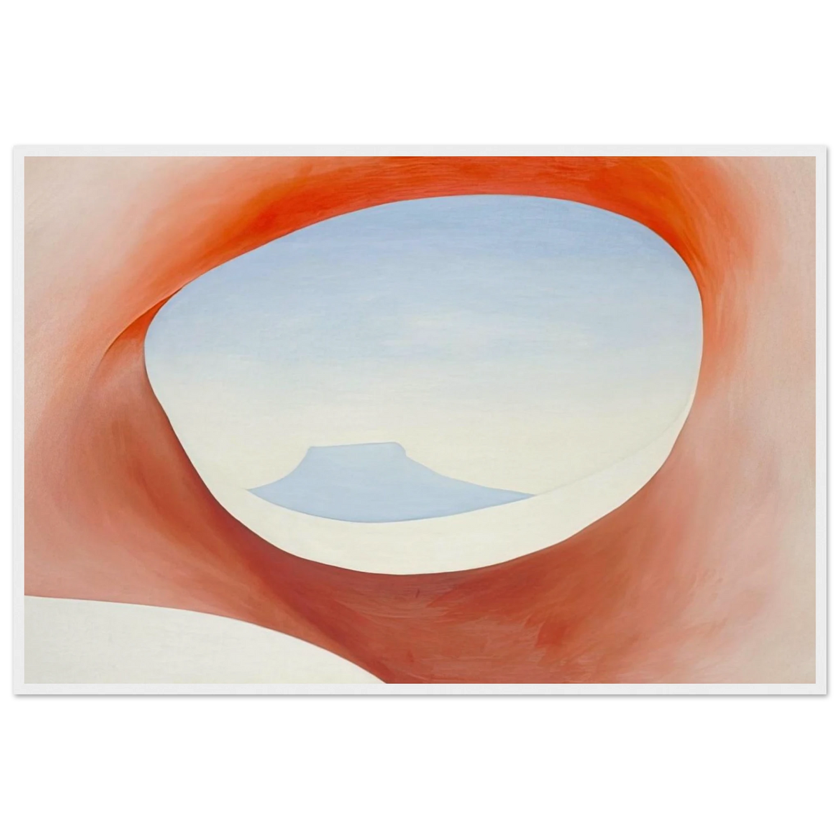 Pedernal - From the Ranch I Framed Poster | Georgia O'Keeffe Framed Prints Wall Art | Georgia O Keeffe Prints