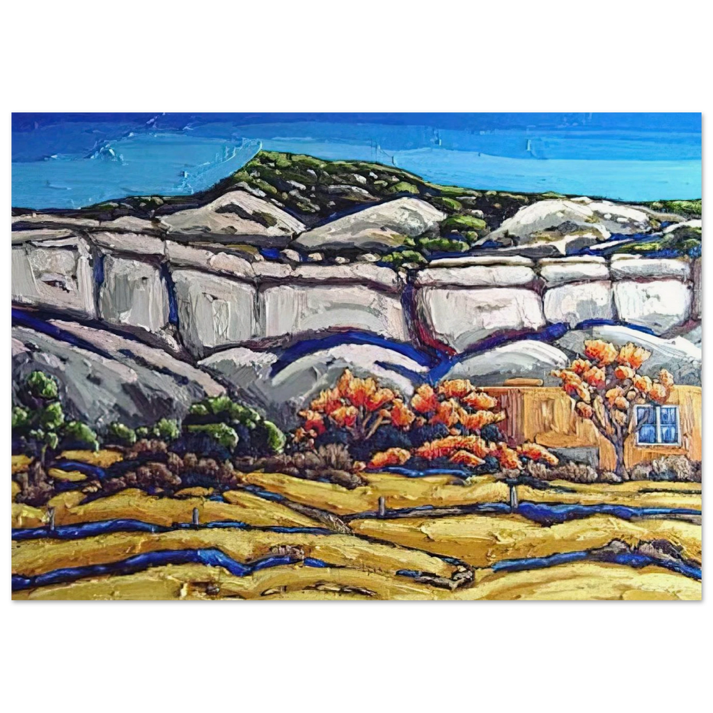 Ghost Ranch Painting Poster | Georgia O'Keeffe Poster | Georgia O Keeffe Prints
