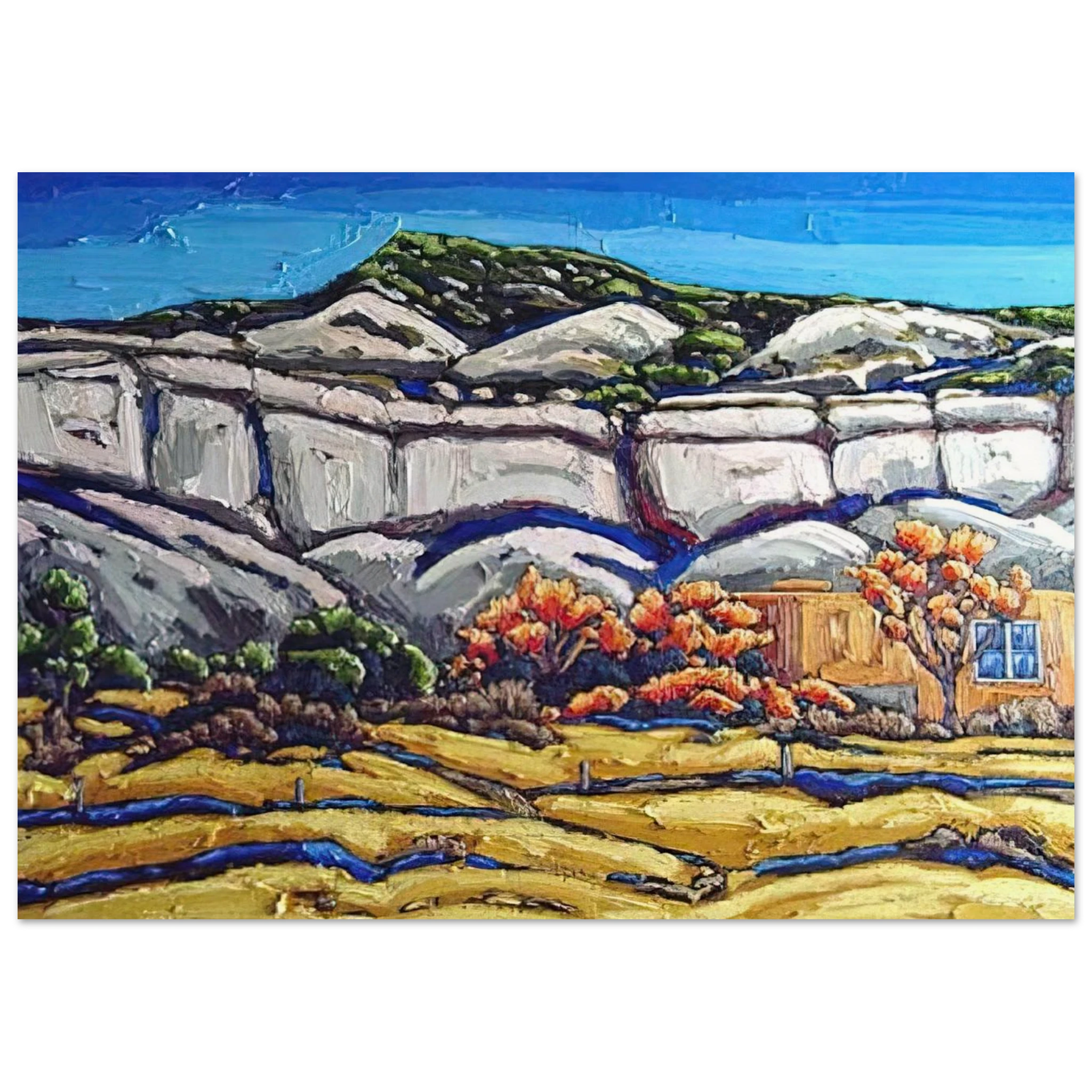 Ghost Ranch Painting Poster | Georgia O'Keeffe Poster | Georgia O Keeffe Prints
