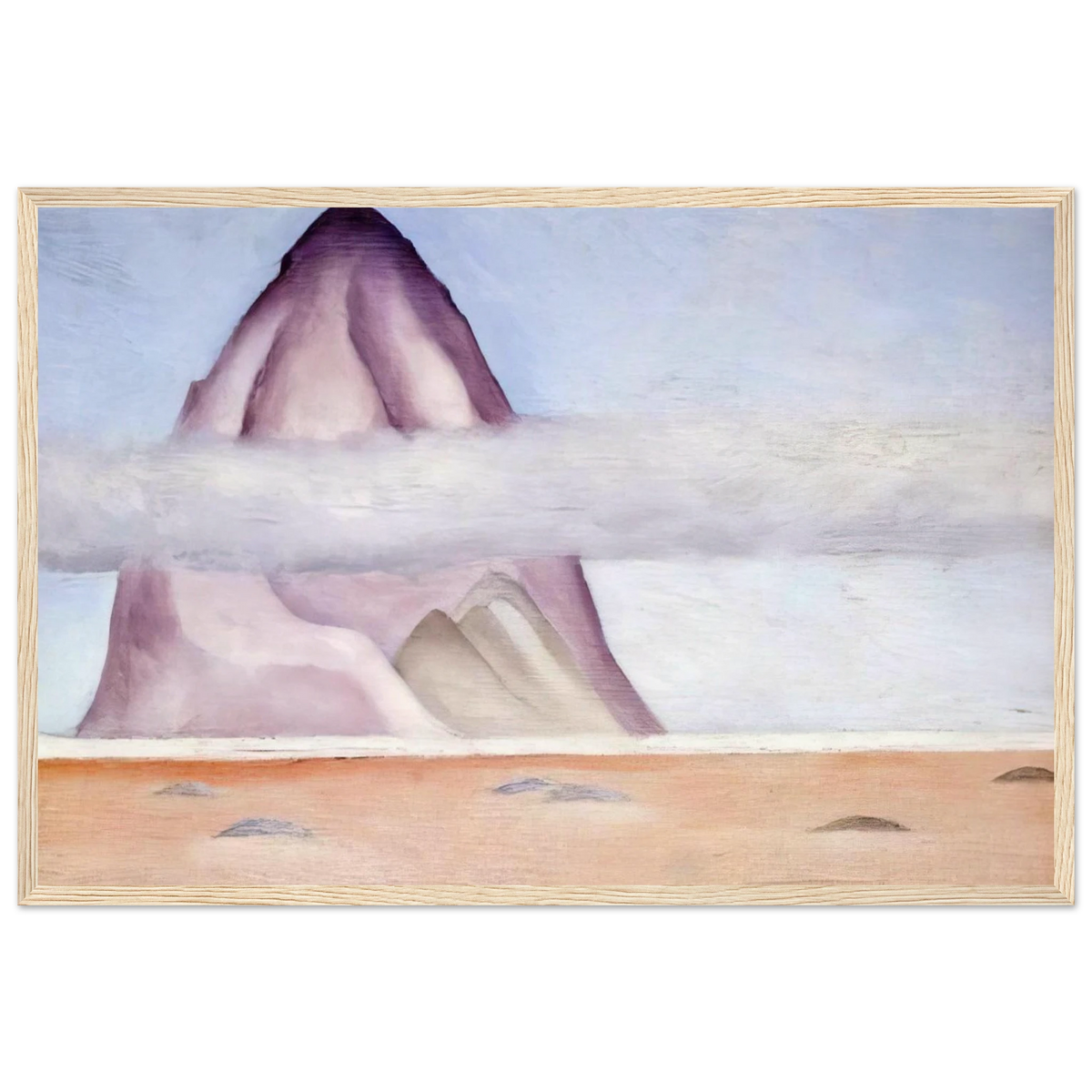 Misty - A Memory Framed Poster | Georgia O'Keeffe Framed Prints Wall Art | Georgia O Keeffe Prints