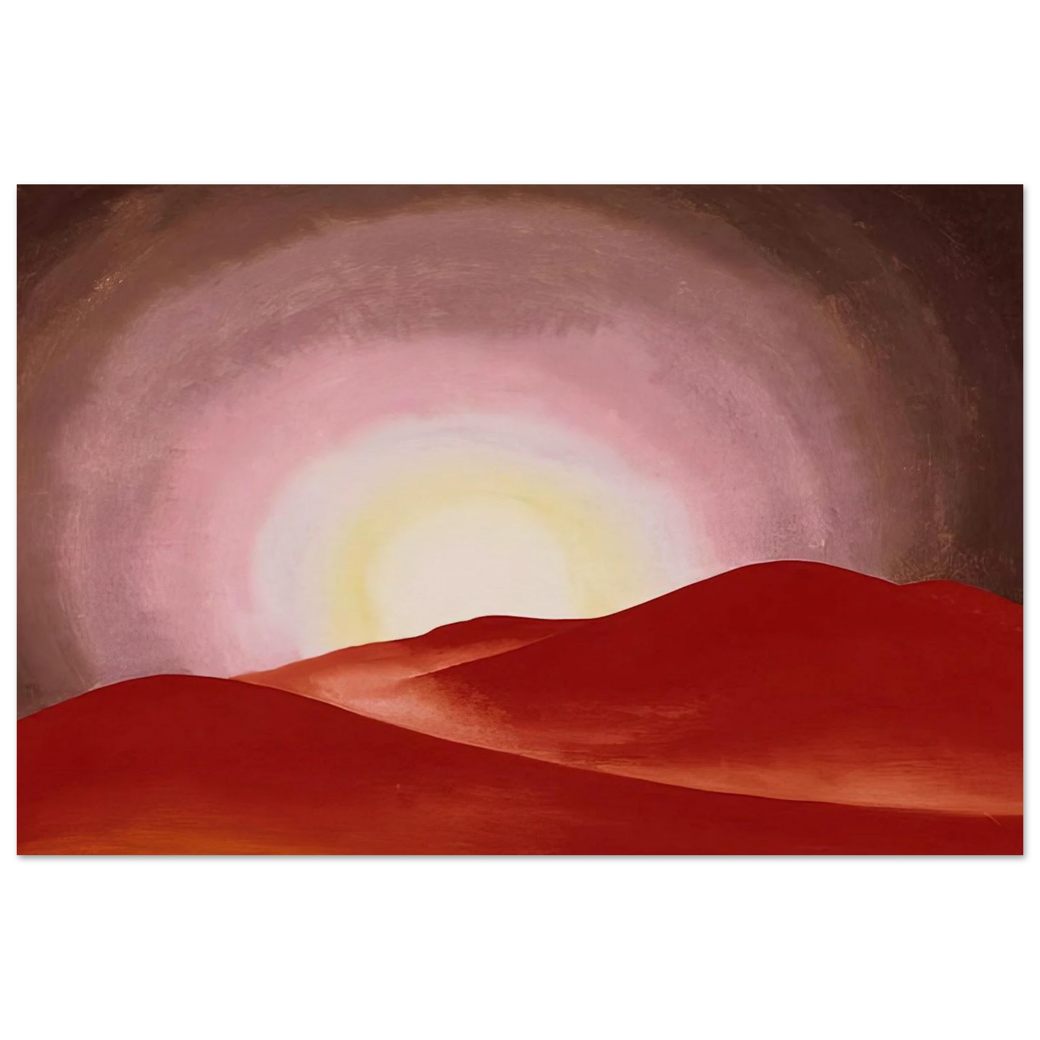 Red Hills, Lake George Poster | Georgia O'Keeffe Poster | Georgia O Keeffe Prints