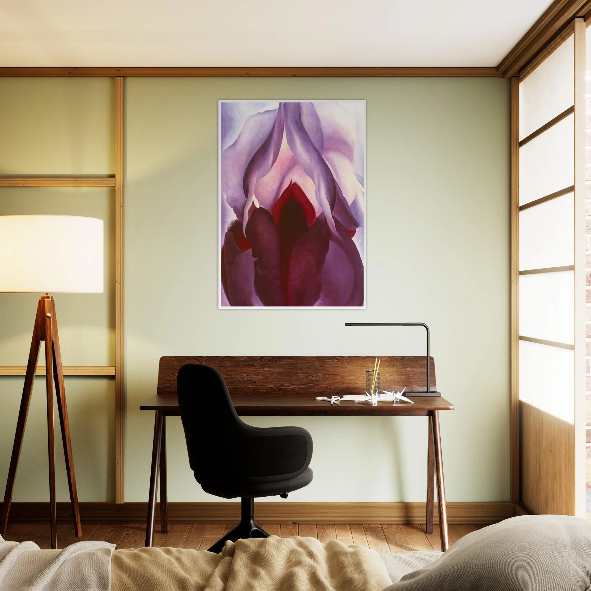 Flower of Life II Framed Poster | Georgia O'Keeffe Framed Prints Wall Art | Georgia O Keeffe Prints