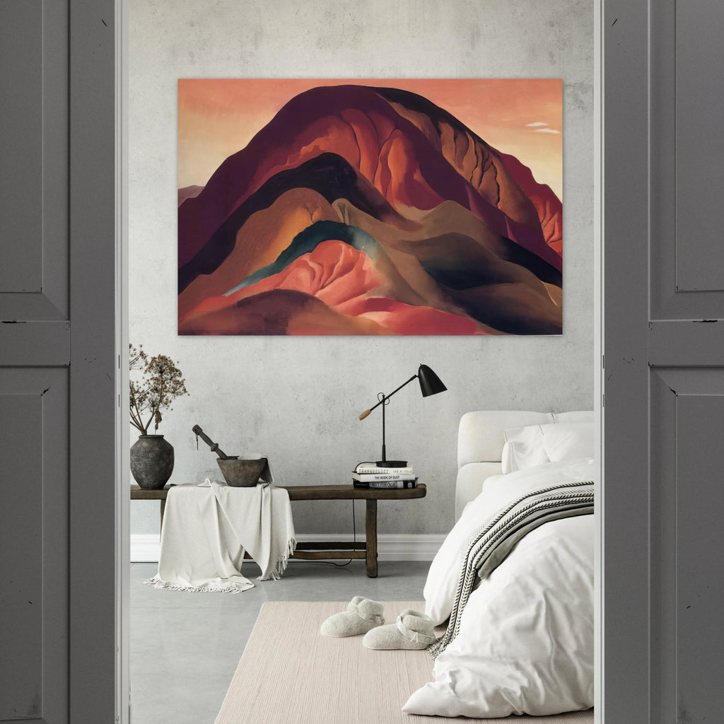 Rust Red Hills Poster | Georgia O'Keeffe Poster | Georgia O Keeffe Prints
