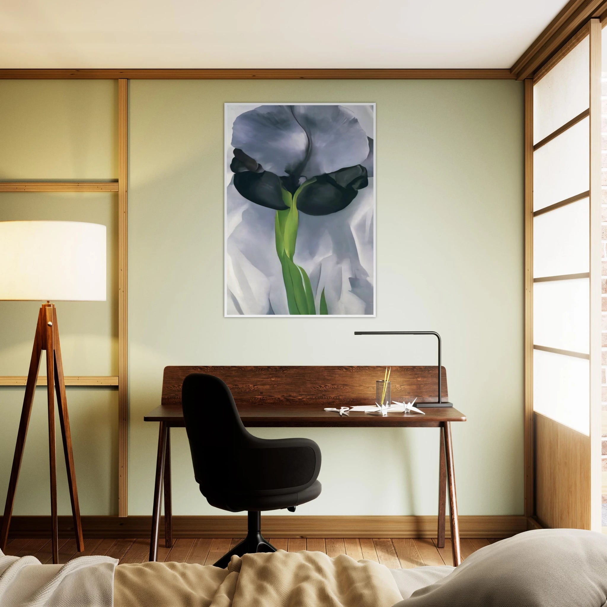 Iris 7 Framed Poster | Georgia O'Keeffe Framed Prints Wall Art | Georgia O Keeffe Prints