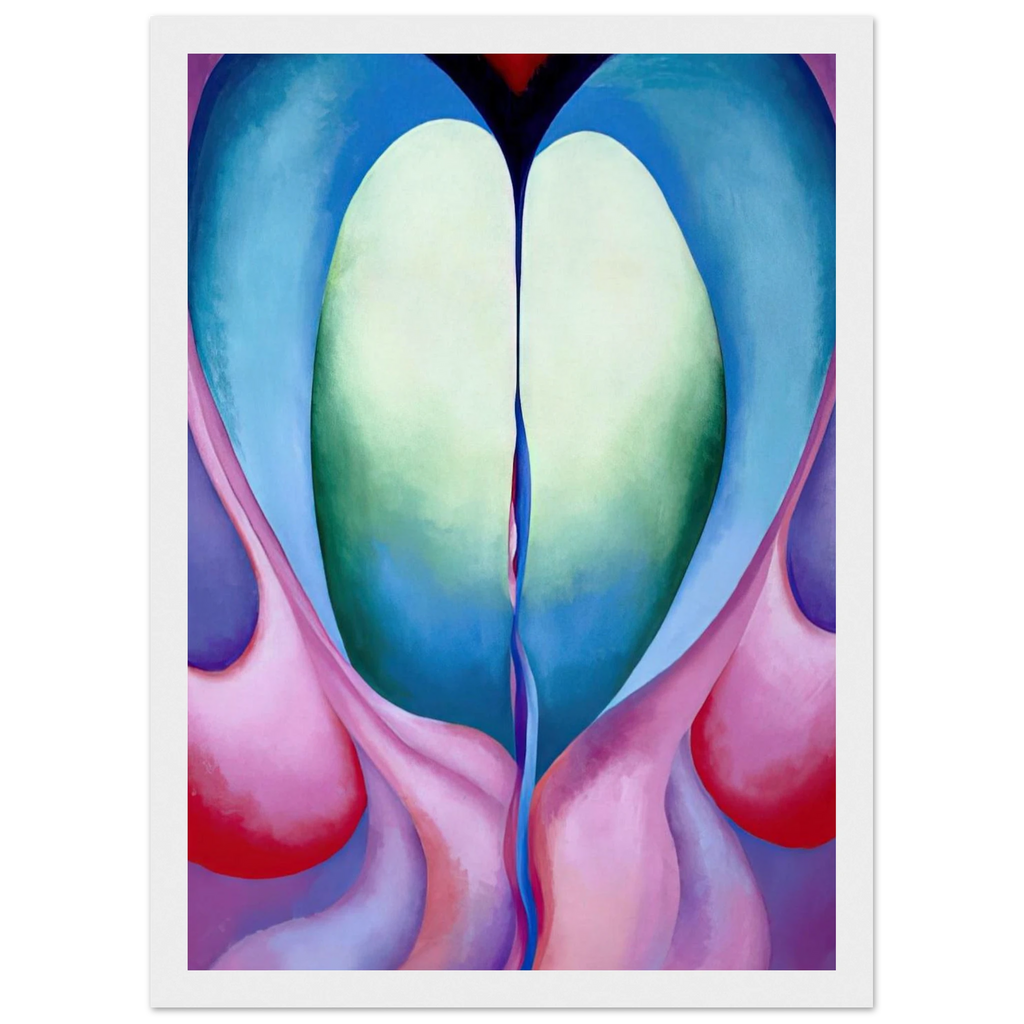 Series I, No. 8 Framed Poster | Georgia O'Keeffe Framed Prints Wall Art | Georgia O Keeffe Prints