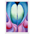 Series I, No. 8 Framed Poster | Georgia O'Keeffe Framed Prints Wall Art | Georgia O Keeffe Prints