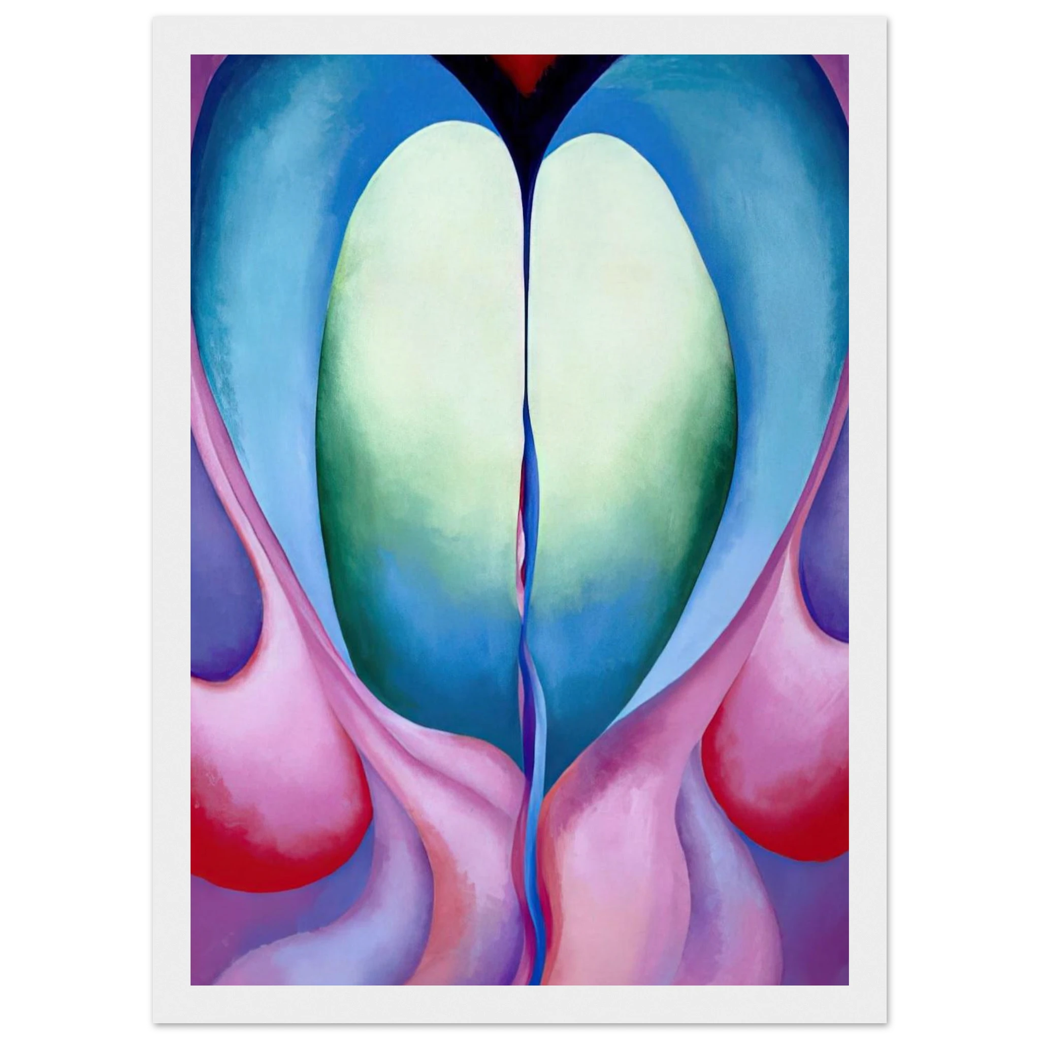 Series I, No. 8 Framed Poster | Georgia O'Keeffe Framed Prints Wall Art | Georgia O Keeffe Prints