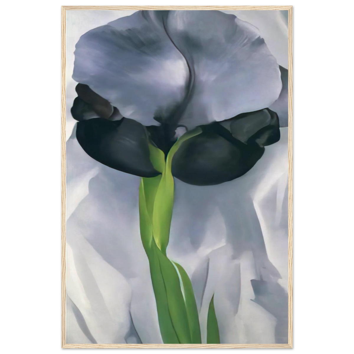 Iris 7 Framed Poster | Georgia O'Keeffe Framed Prints Wall Art | Georgia O Keeffe Prints
