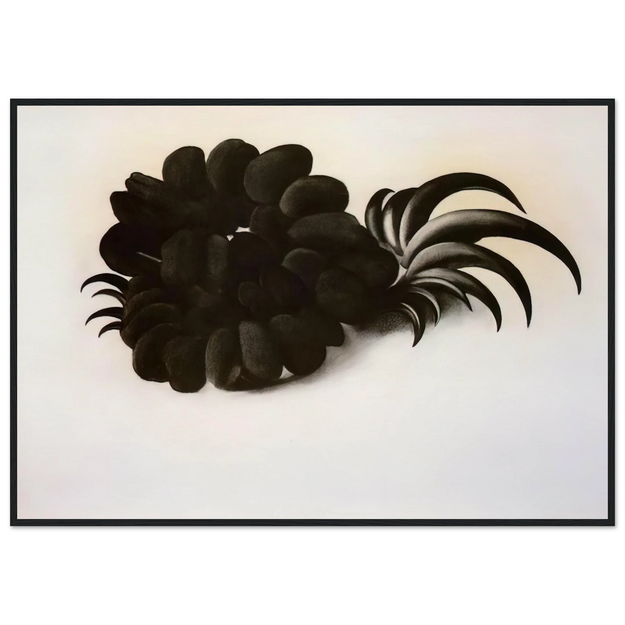 Eagle Claw and Bean Necklace Framed Poster | Georgia O'Keeffe Framed Prints Wall Art | Georgia O Keeffe Prints