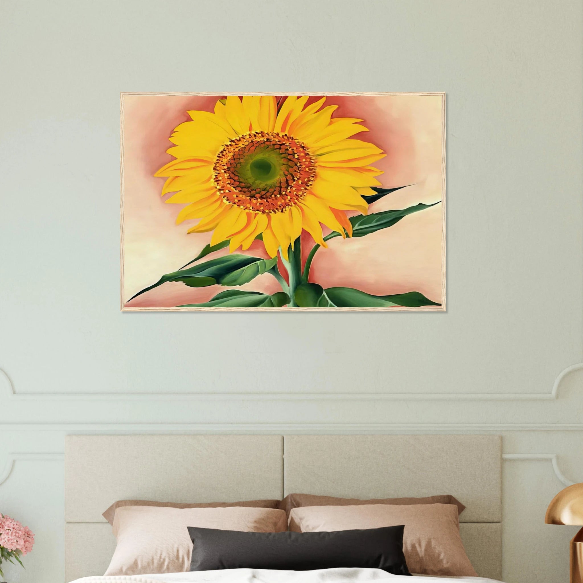 A Sunflower from Maggie Framed Poster | Georgia O'Keeffe Framed Prints Wall Art | Georgia O Keeffe Prints