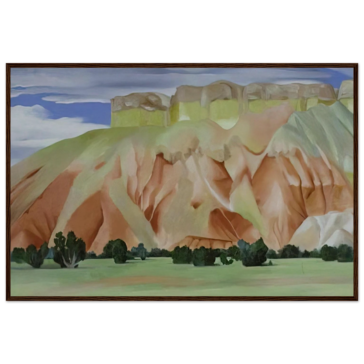 My Backyard Framed Poster | Georgia O'Keeffe Framed Prints Wall Art | Georgia O Keeffe Prints