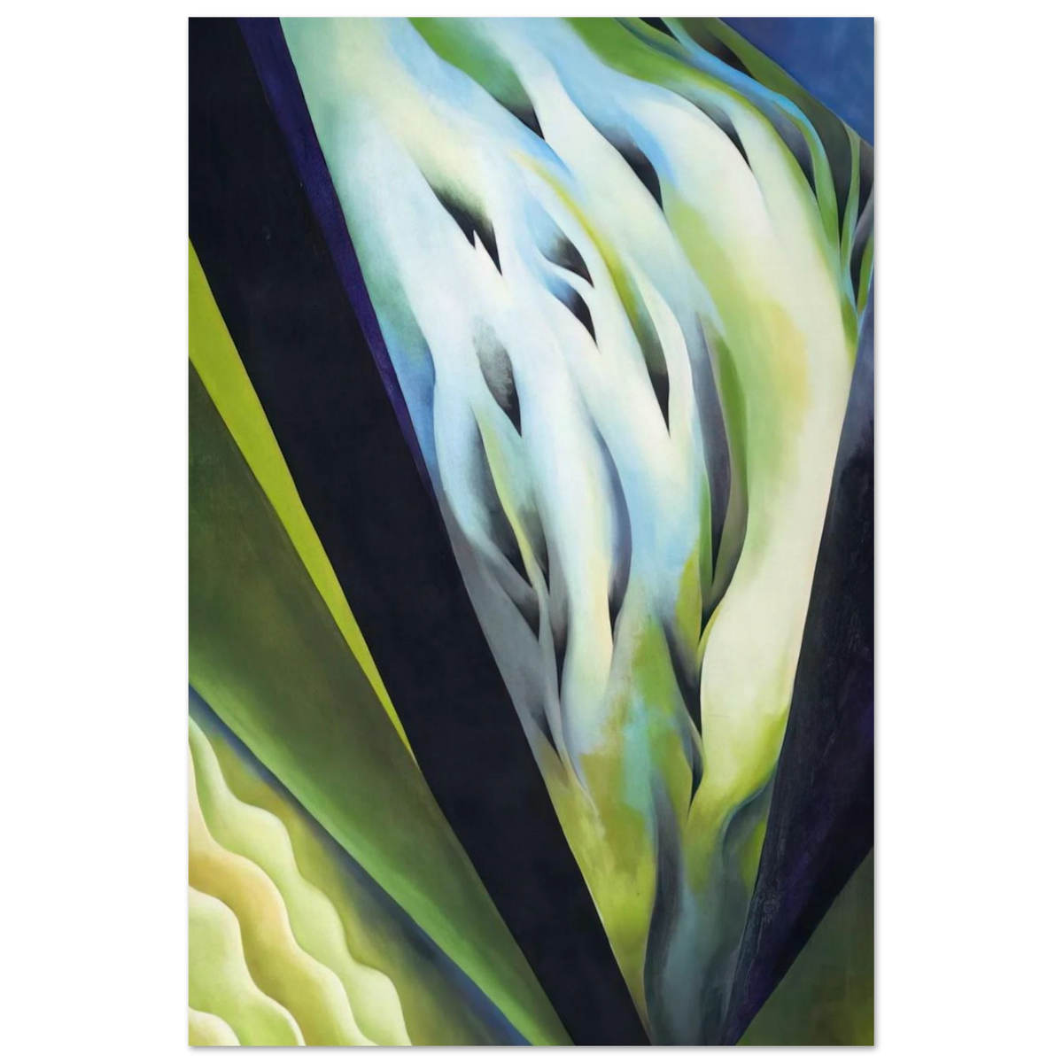 Blue and Green Music Poster | Georgia O'Keeffe Poster | Georgia O Keeffe Prints