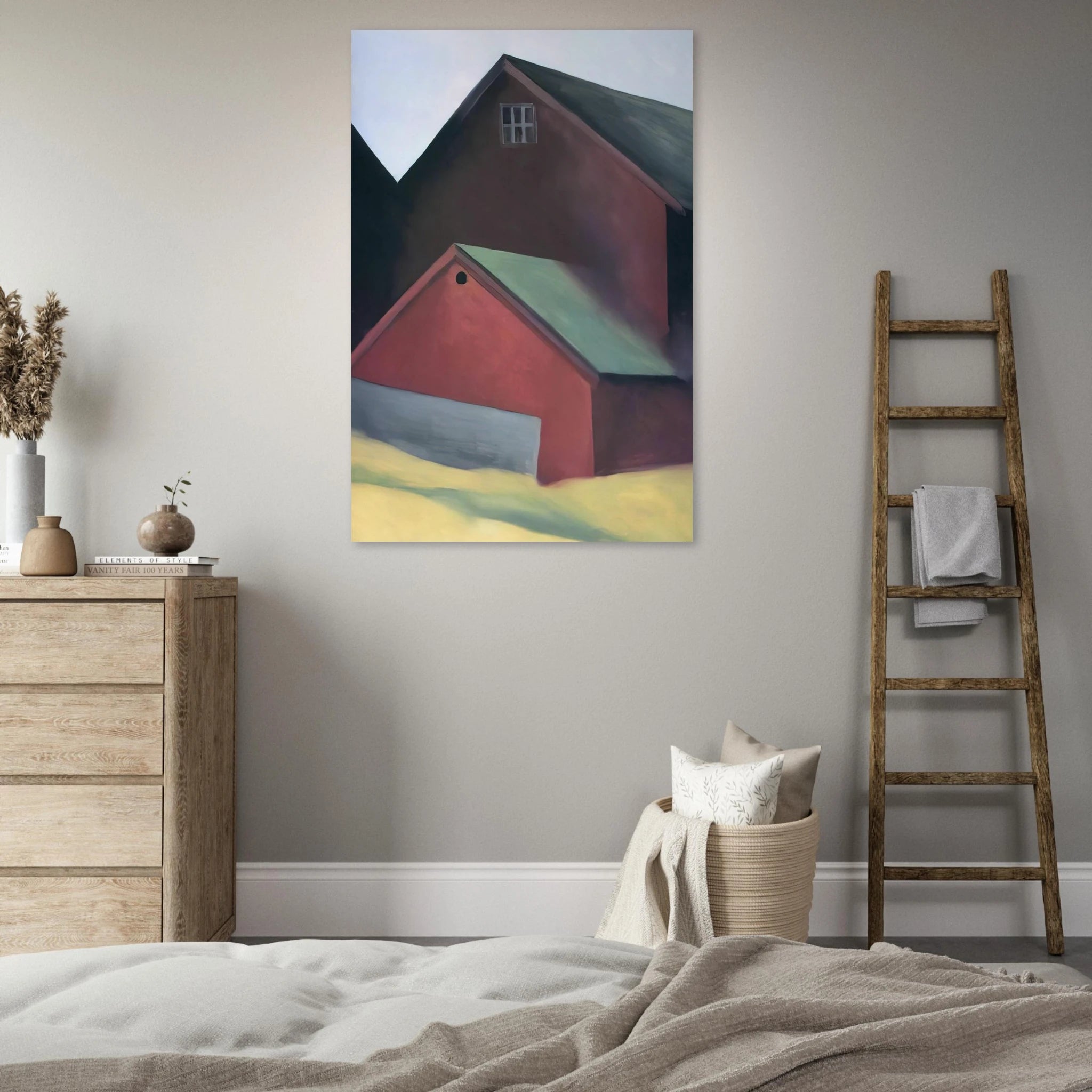 Ends Of Barns Poster | Georgia O'Keeffe Poster | Georgia O Keeffe Prints