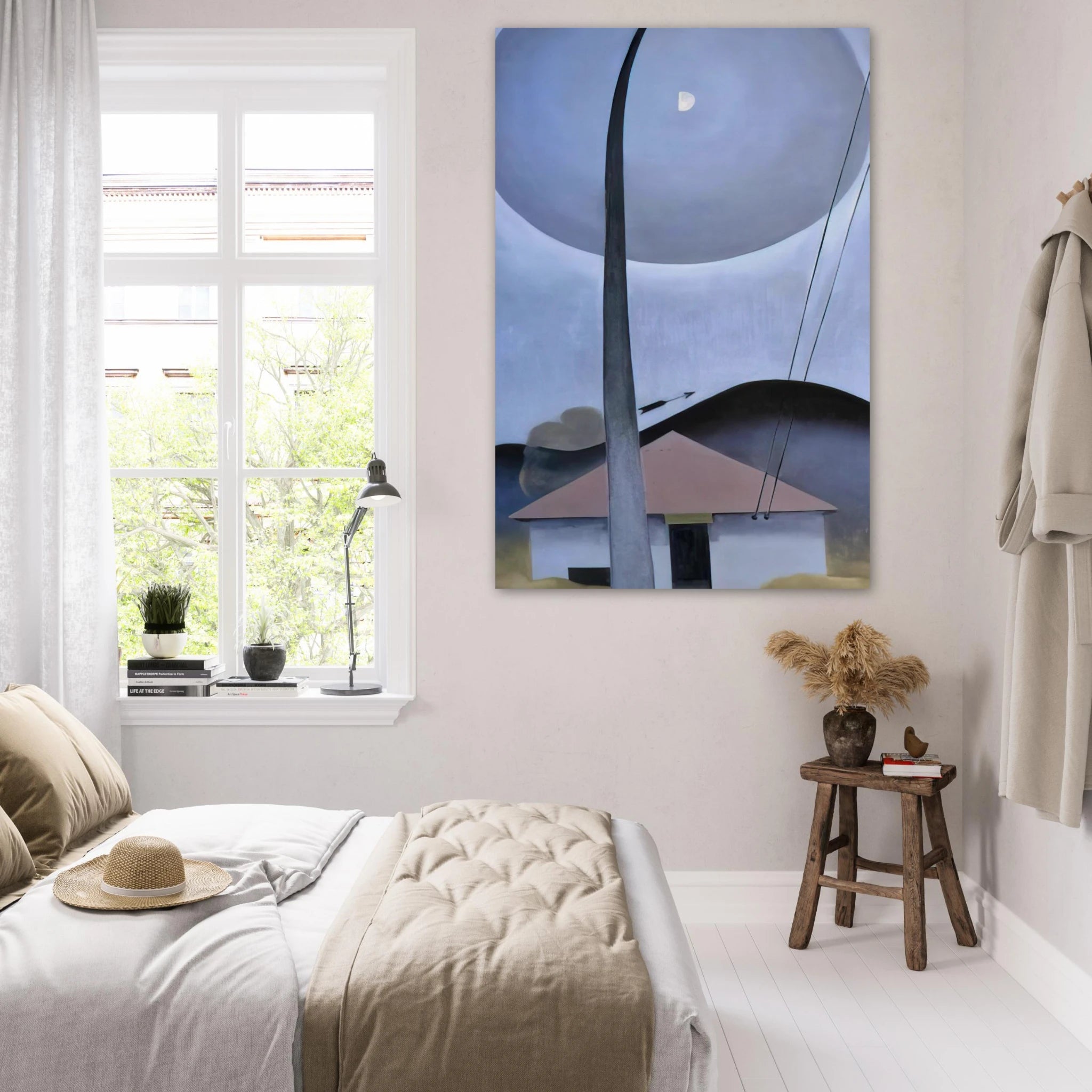Little House with Flagpole Poster | Georgia O'Keeffe Poster | Georgia O Keeffe Prints