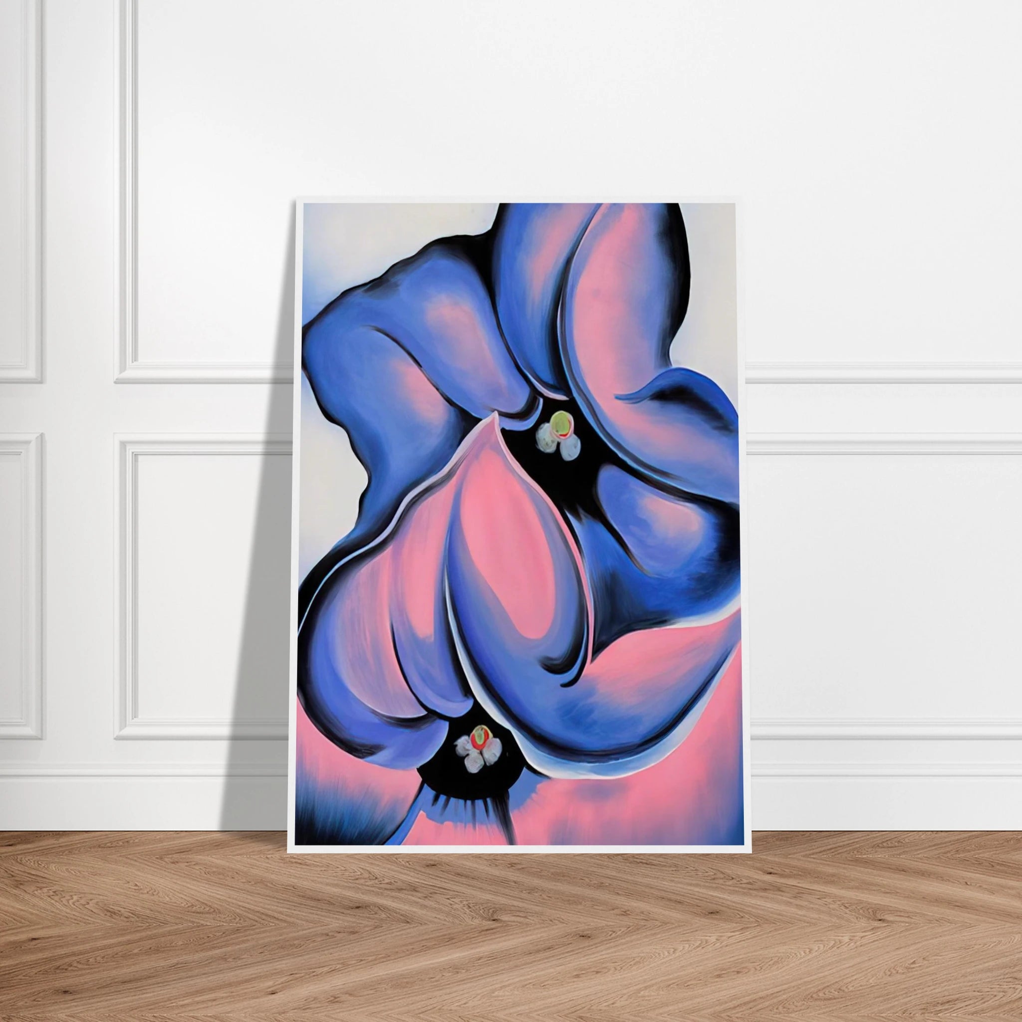 Purple Petunia Framed Poster | Georgia O'Keeffe Framed Prints Wall Art | Georgia O Keeffe Prints