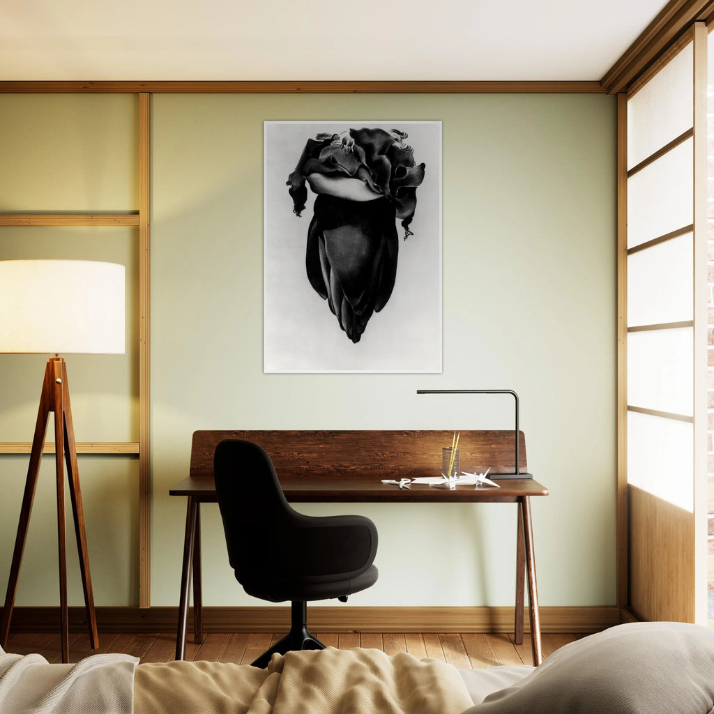 Banana Flower Framed Poster | Georgia O'Keeffe Framed Prints Wall Art | Georgia O Keeffe Prints