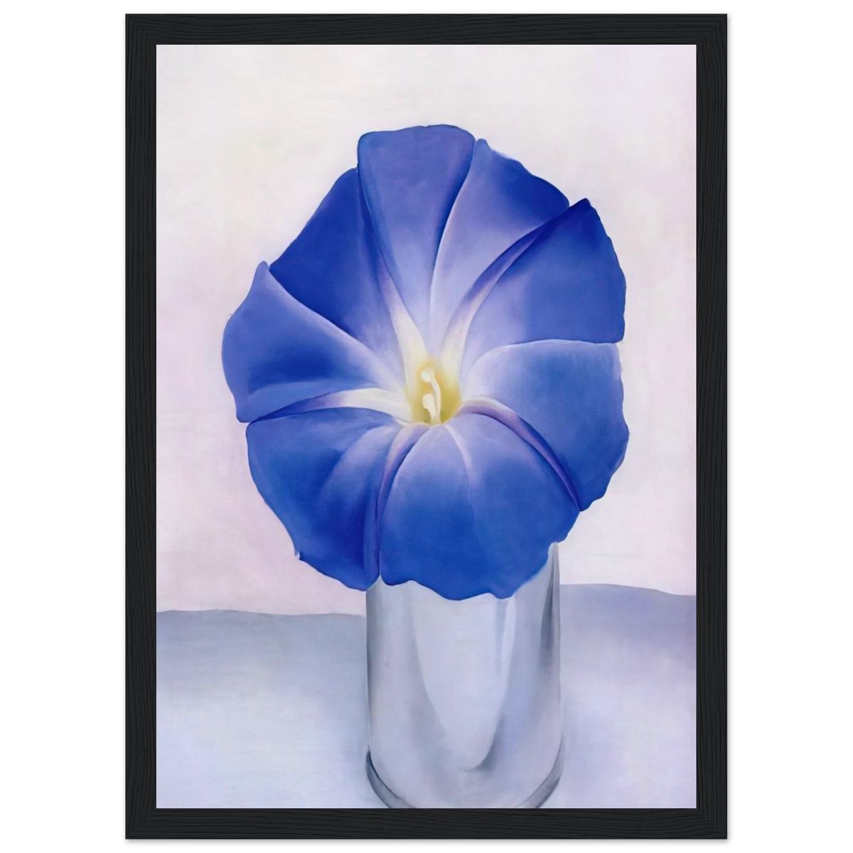 Blue Morning Glory Framed Poster | Georgia O'Keeffe Framed Prints Wall Art | Georgia O Keeffe Prints