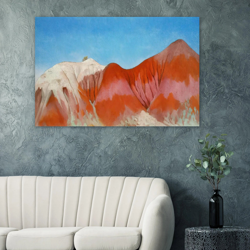 Series near abiquiu, New Mexico - Hills to the left Poster | Georgia O'Keeffe Poster | Georgia O Keeffe Prints
