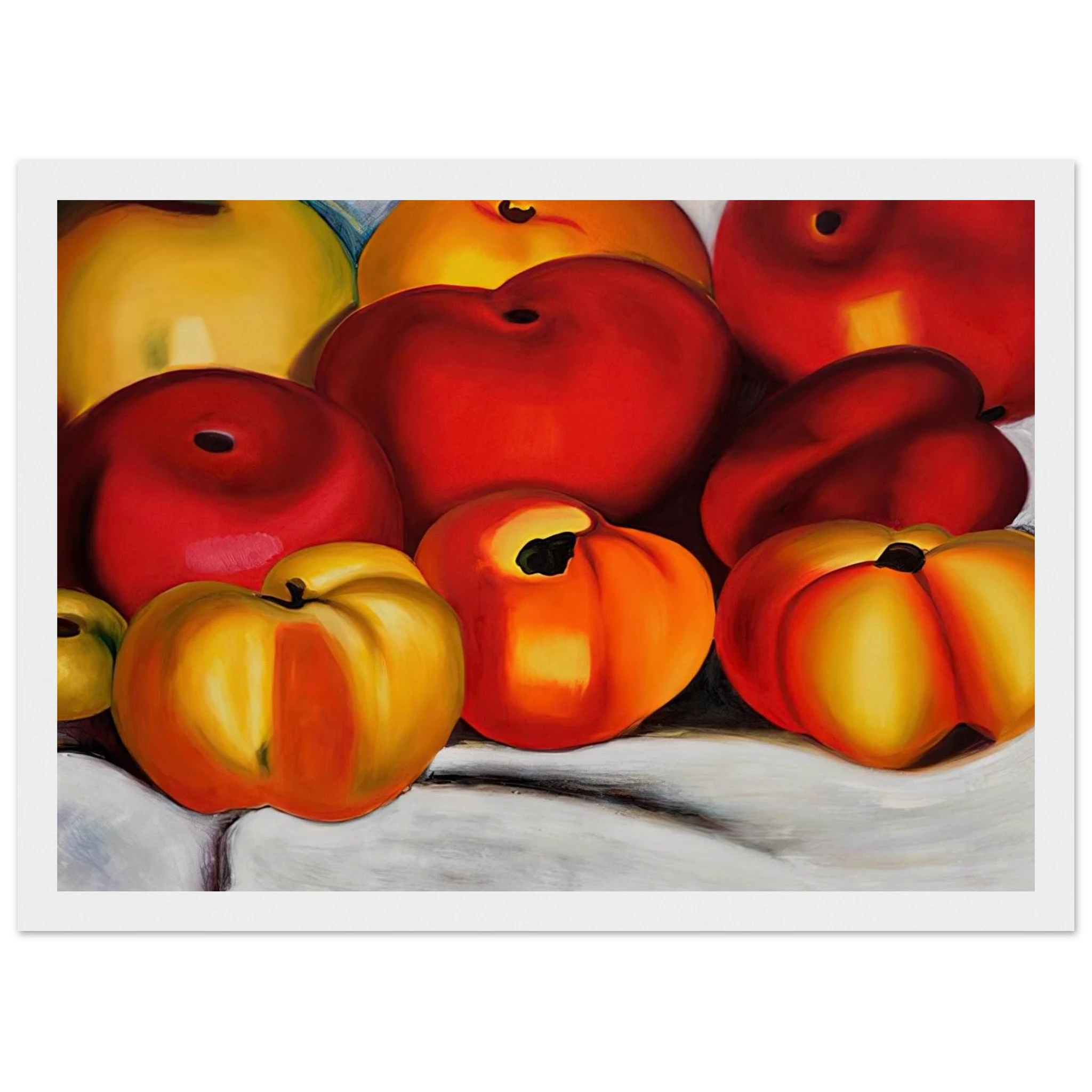 Apple Family II Framed Poster | Georgia O'Keeffe Framed Prints Wall Art | Georgia O Keeffe Prints