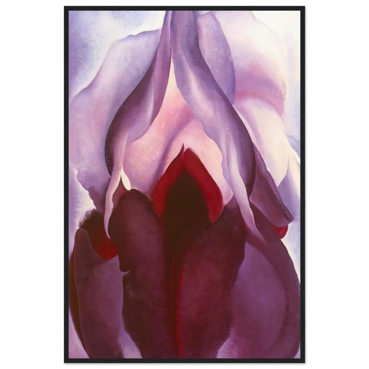 Flower of Life II Framed Poster | Georgia O'Keeffe Framed Prints Wall Art | Georgia O Keeffe Prints