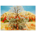 Dead Tree with Pink Hill Poster | Georgia O'Keeffe Poster | Georgia O Keeffe Prints