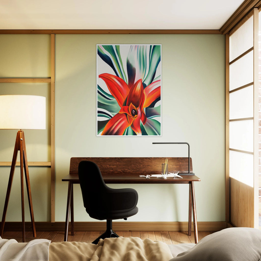 Leaves of a Plant Framed Poster | Georgia O'Keeffe Framed Prints Wall Art | Georgia O Keeffe Prints