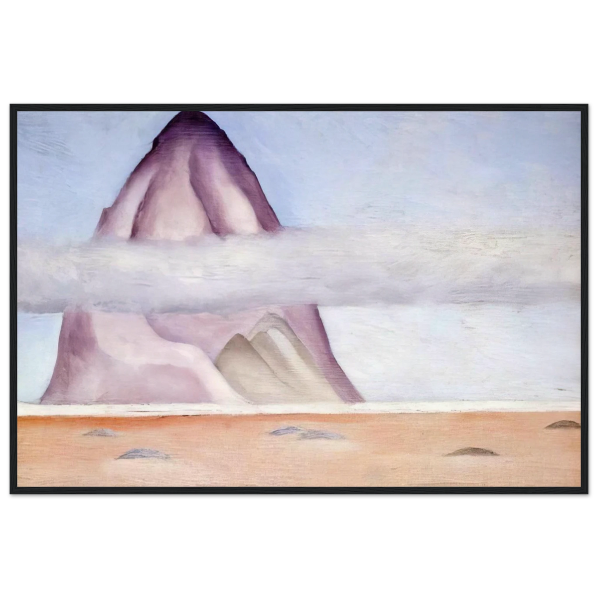 Misty - A Memory Framed Poster | Georgia O'Keeffe Framed Prints Wall Art | Georgia O Keeffe Prints