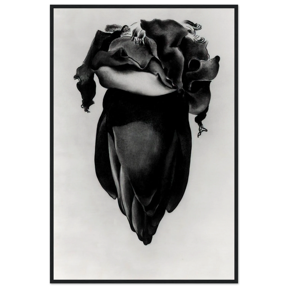 Banana Flower Framed Poster | Georgia O'Keeffe Framed Prints Wall Art | Georgia O Keeffe Prints