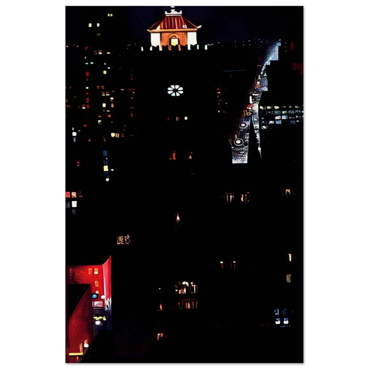 New York Night Poster | Georgia O'Keeffe Poster | Georgia O Keeffe Prints