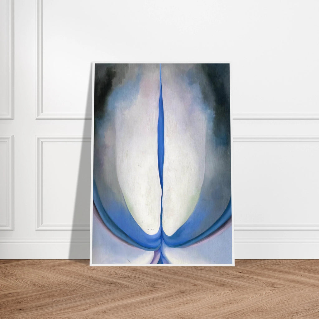 Blue Line Framed Poster | Georgia O'Keeffe Framed Prints Wall Art | Georgia O Keeffe Prints