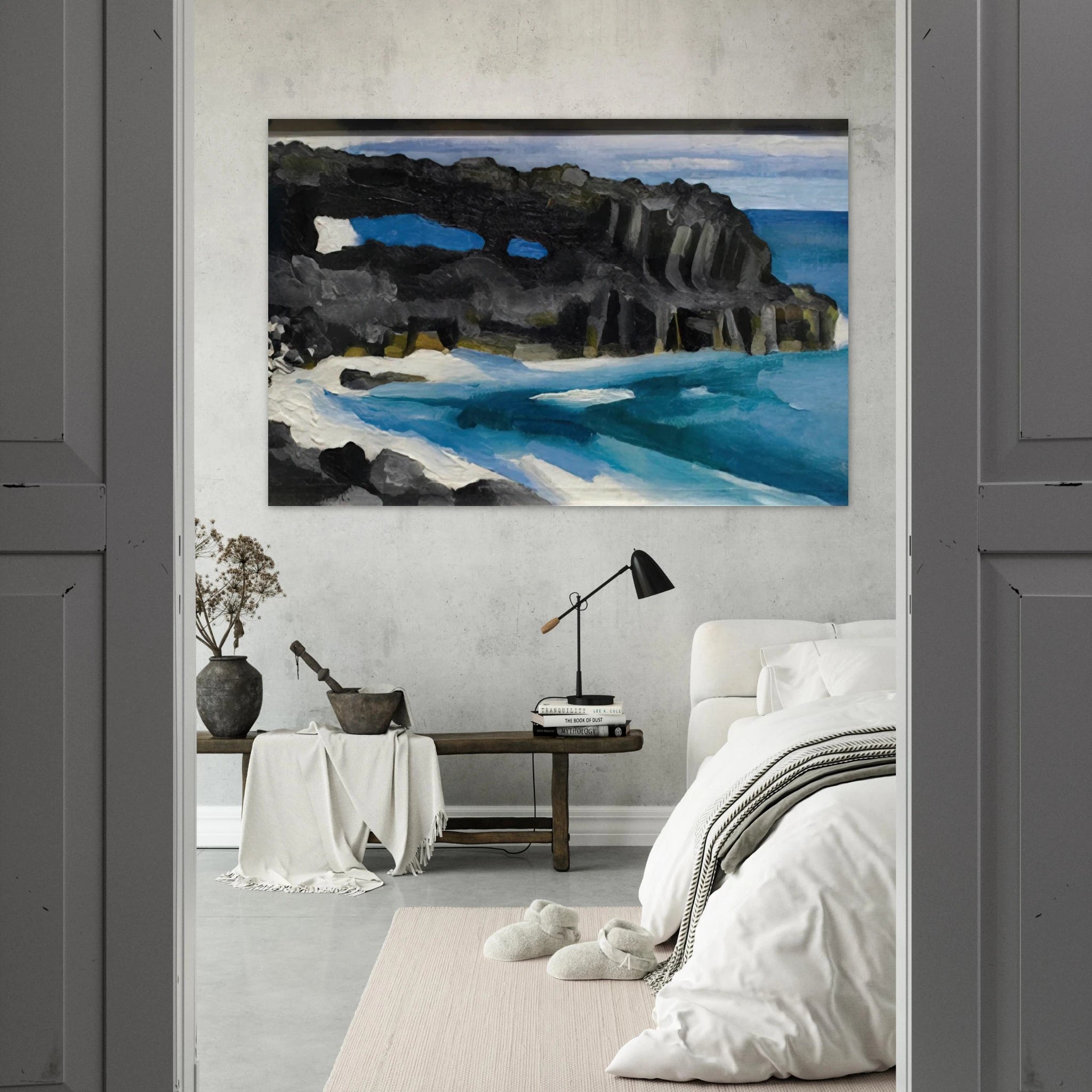 Black Lava Bridge, Hana Coast-No. II Poster | Georgia O'Keeffe Poster | Georgia O Keeffe Prints