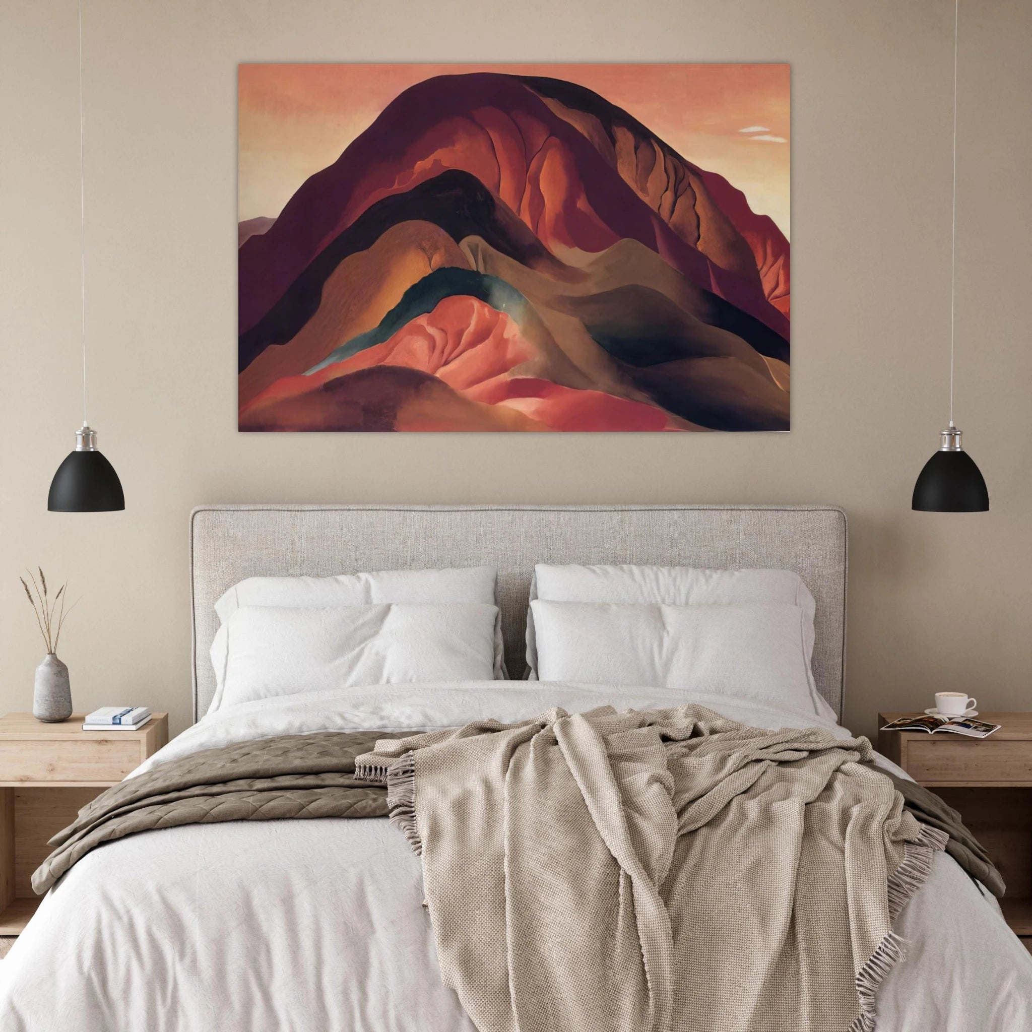 Rust Red Hills Poster | Georgia O'Keeffe Poster | Georgia O Keeffe Prints