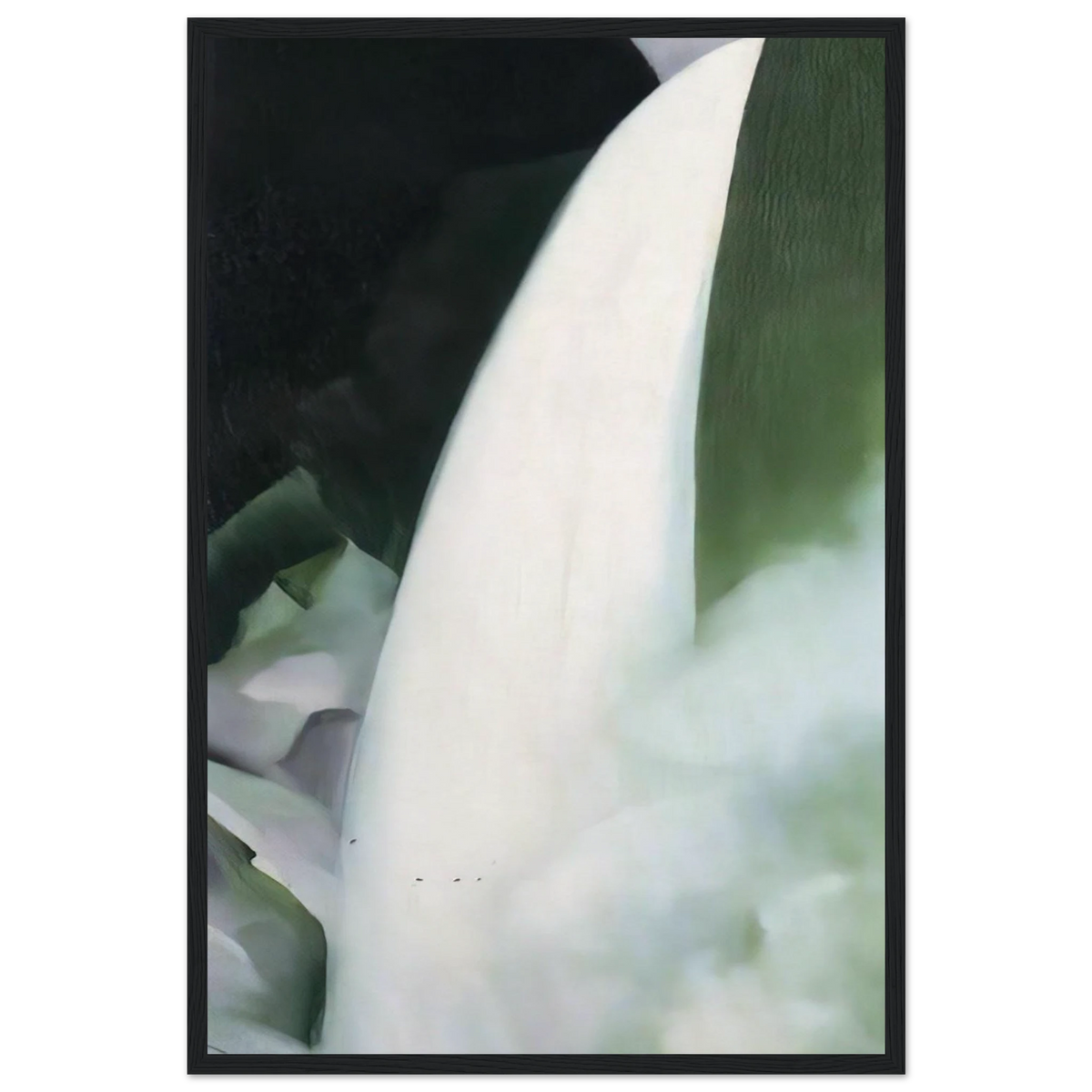 Green and White Framed Poster | Georgia O'Keeffe Framed Prints Wall Art | Georgia O Keeffe Prints