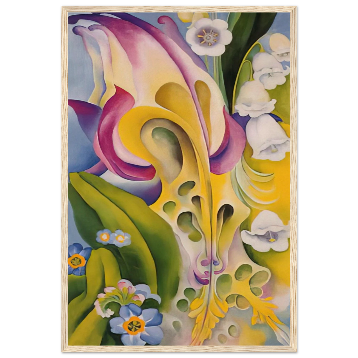 From the Old Garden No 2 Framed Poster | Georgia O'Keeffe Framed Prints Wall Art | Georgia O Keeffe Prints