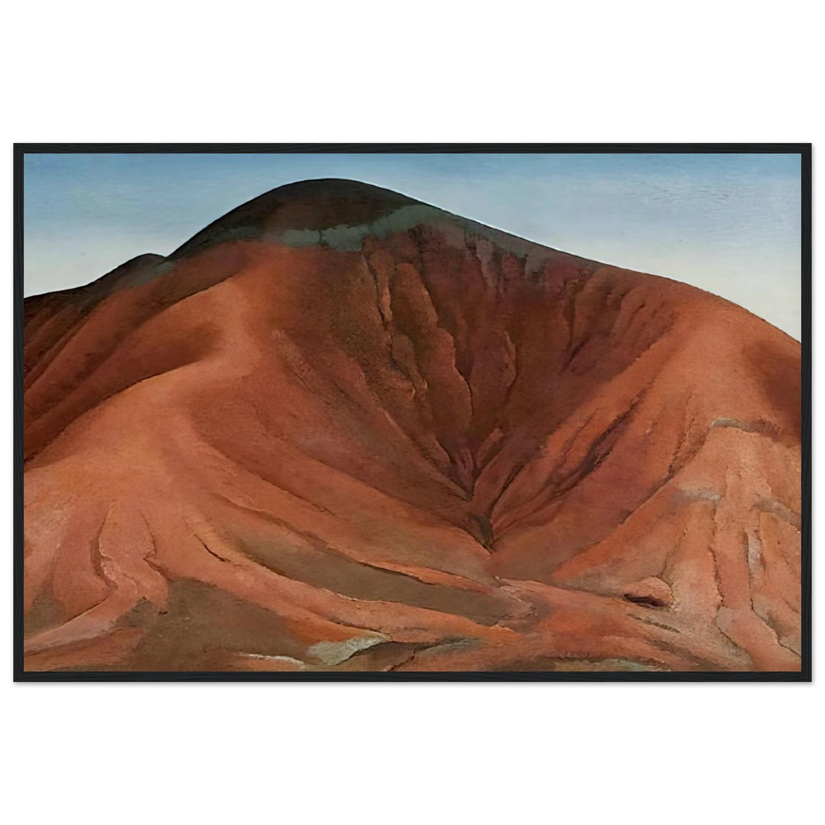 Small Purple Hills Framed Poster | Georgia O'Keeffe Framed Prints Wall Art | Georgia O Keeffe Prints