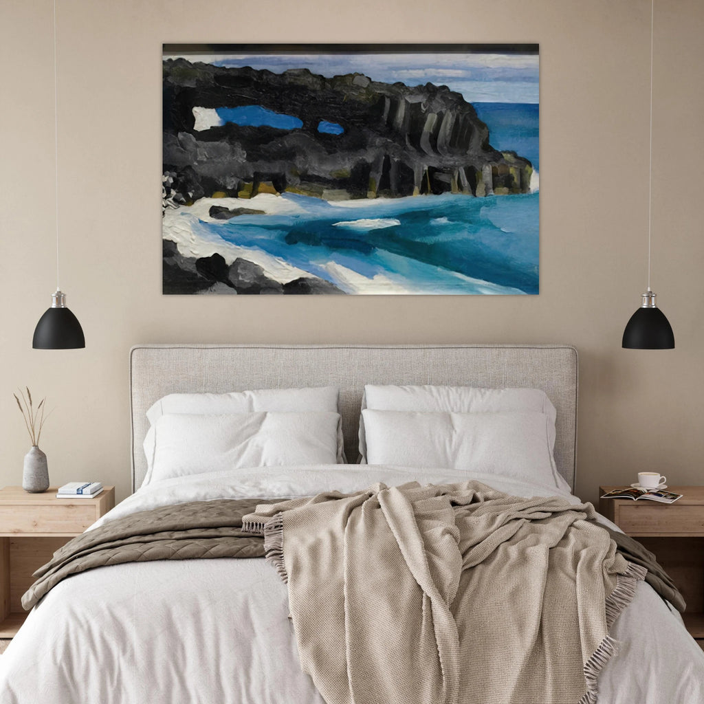 Black Lava Bridge, Hana Coast-No. II Poster | Georgia O'Keeffe Poster | Georgia O Keeffe Prints