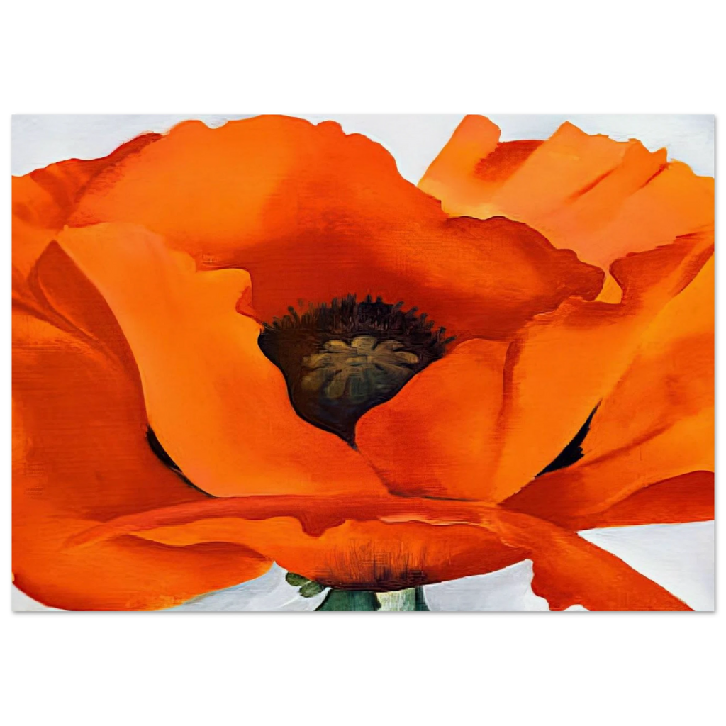 Red Poppy Poster | Georgia O'Keeffe Poster | Georgia O Keeffe Prints
