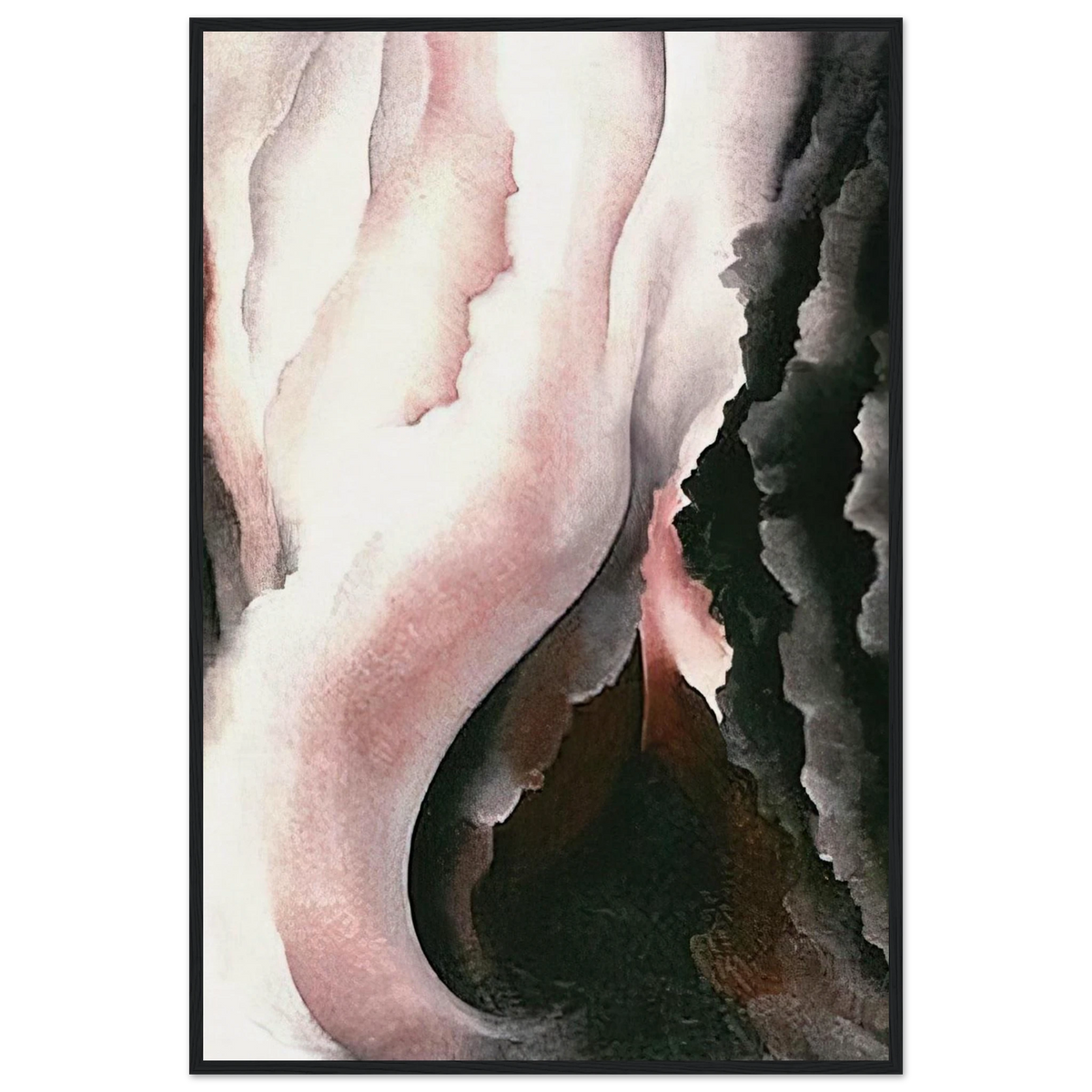 Dark Iris ?2 Framed Poster | Georgia O'Keeffe Framed Prints Wall Art | Georgia O Keeffe Prints