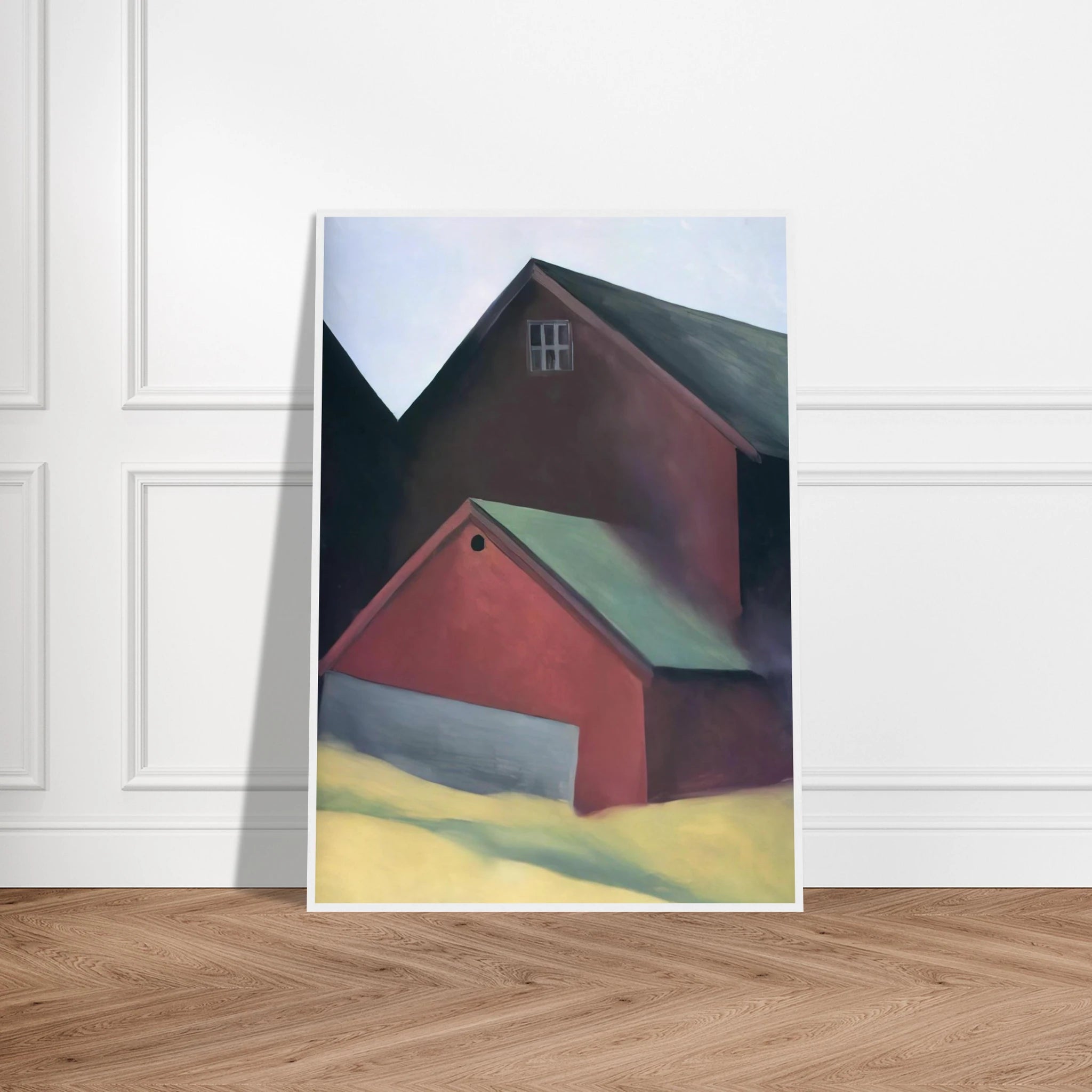 Ends Of Barns Framed Poster | Georgia O'Keeffe Framed Prints Wall Art | Georgia O Keeffe Prints