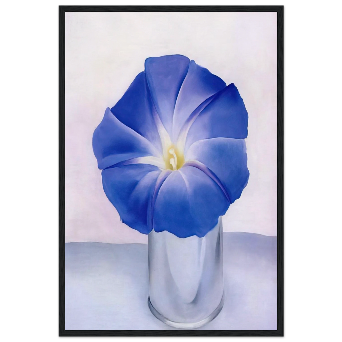 Blue Morning Glory Framed Poster | Georgia O'Keeffe Framed Prints Wall Art | Georgia O Keeffe Prints