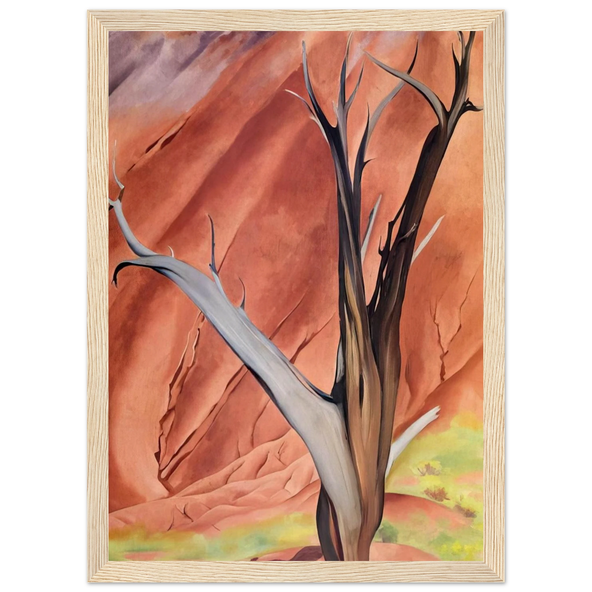 Gerald`s Tree Framed Poster | Georgia O'Keeffe Framed Prints Wall Art | Georgia O Keeffe Prints