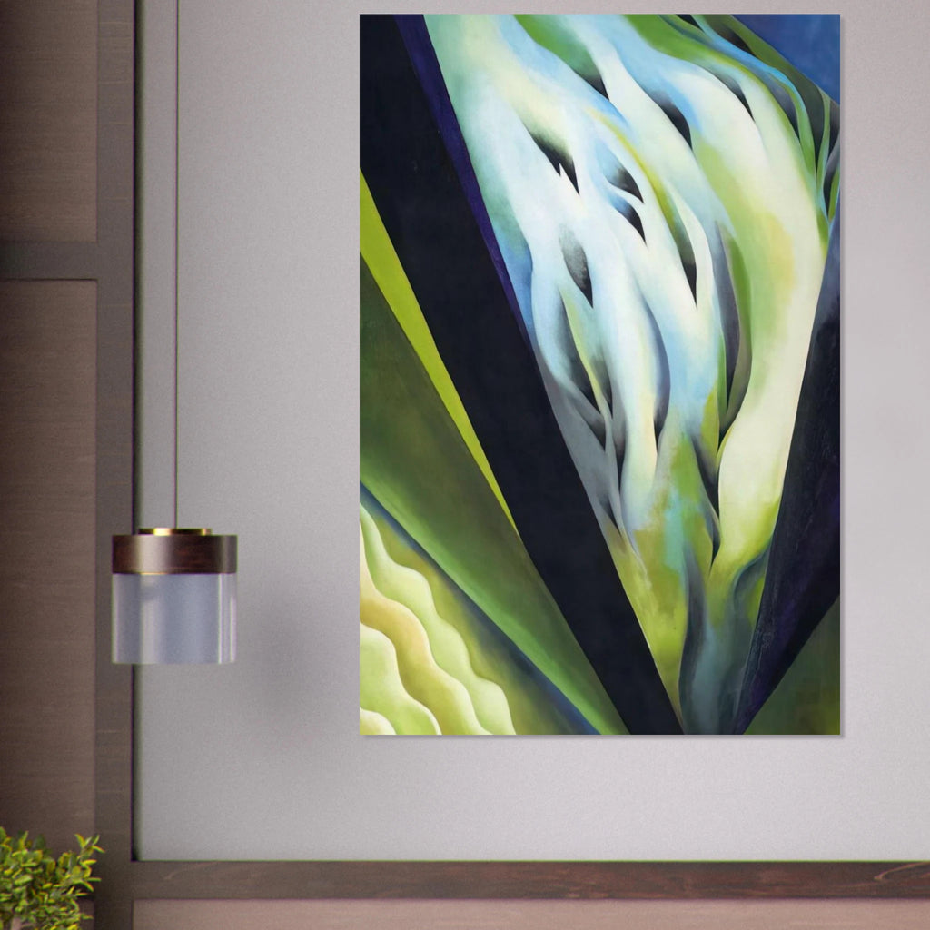 Blue and Green Music Poster | Georgia O'Keeffe Poster | Georgia O Keeffe Prints