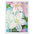 Apple Blossoms Framed Poster | Georgia O'Keeffe Framed Prints Wall Art | Georgia O Keeffe Prints