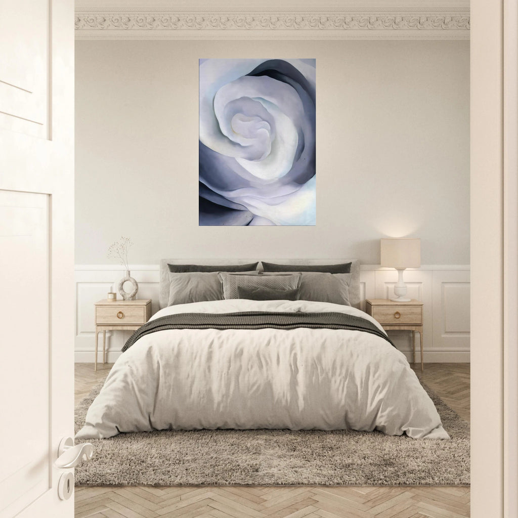 Abstraction White Rose Canvas | Georgia O'Keeffe Canvas | Georgia O Keeffe Prints