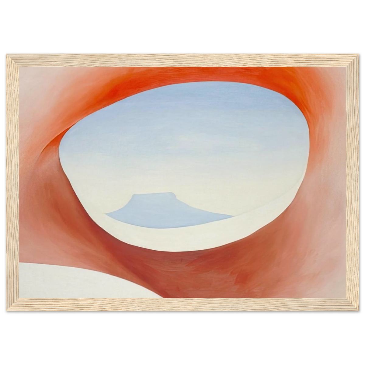 Pedernal - From the Ranch I Framed Poster | Georgia O'Keeffe Framed Prints Wall Art | Georgia O Keeffe Prints