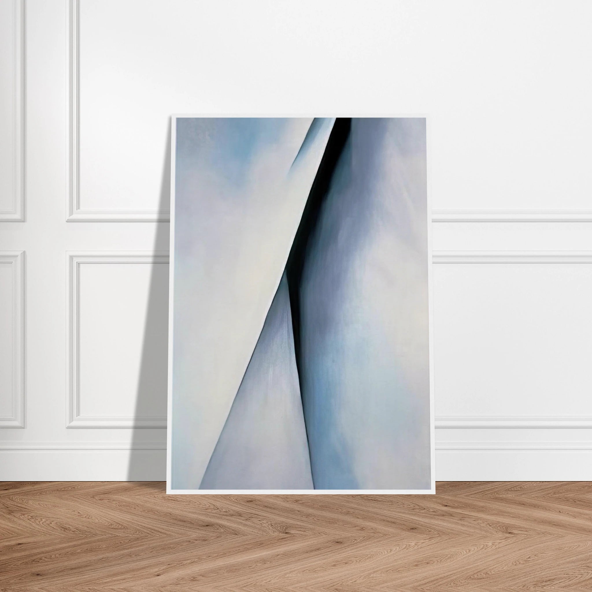 Abstraction White Framed Poster | Georgia O'Keeffe Framed Prints Wall Art | Georgia O Keeffe Prints