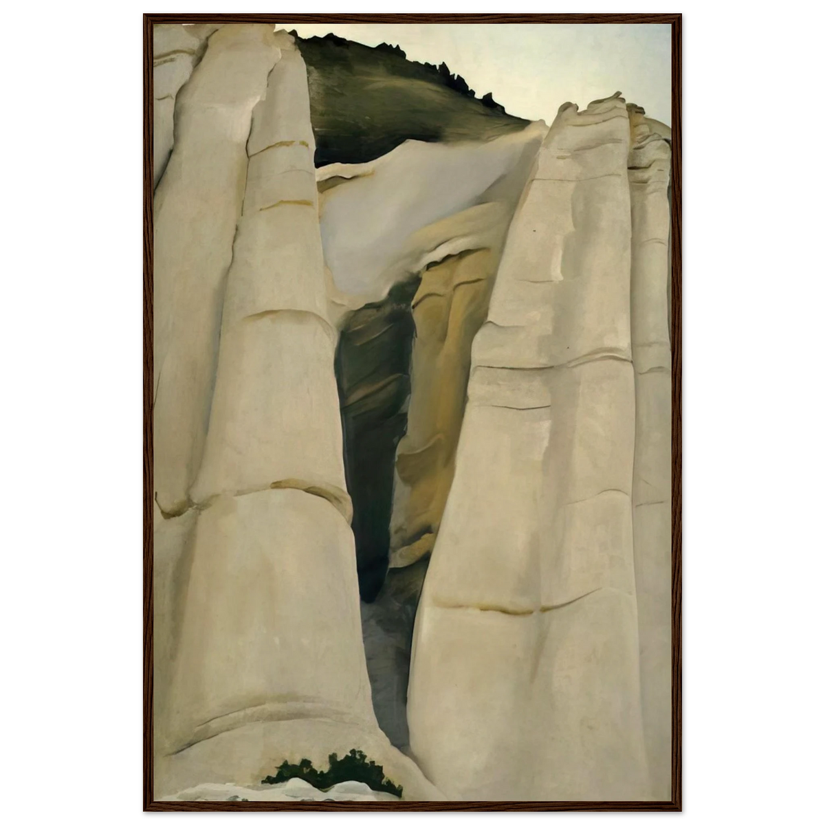 From the White Place Framed Poster | Georgia O'Keeffe Framed Prints Wall Art | Georgia O Keeffe Prints