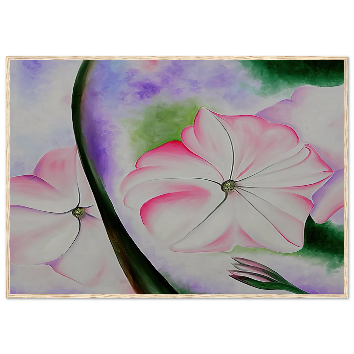 Petunia No. 2 Framed Poster | Georgia O'Keeffe Framed Prints Wall Art | Georgia O Keeffe Prints