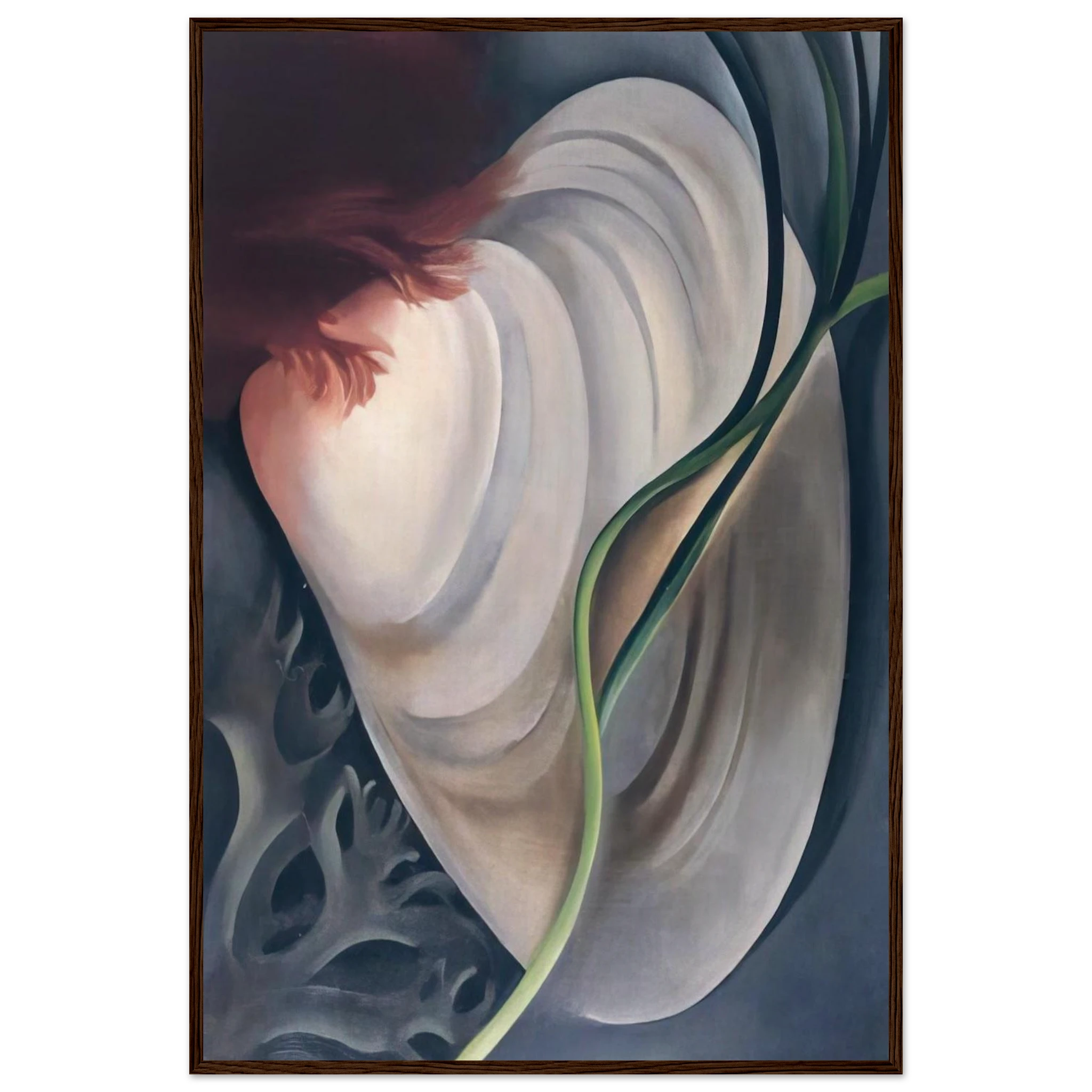 Shell No 2 Framed Poster | Georgia O'Keeffe Framed Prints Wall Art | Georgia O Keeffe Prints